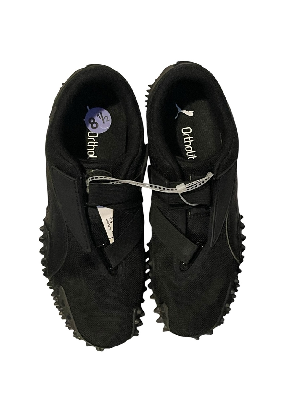 Puma Black Women's Athletic Shoes with Spiked Sole - Picture 2 of 5